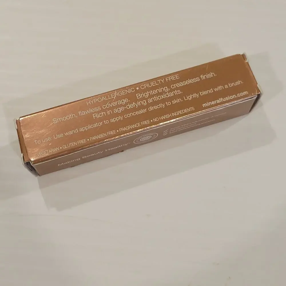 NEW Mineral Fusion Liquid Concealer Full  Coverage NEUTRAL .37 fl oz NIB